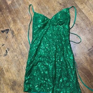 Womens short sparkle dress
